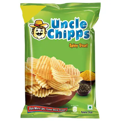Uncle Chipps Spicy Treat Potato 80 g