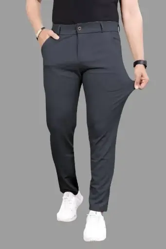 METRONAUT  Regular Fit Men Lycra Blend Multicolor Lycra Blend Trousers