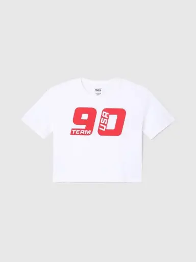 MAX  Girls Printed Pure Cotton Regular T Shirt