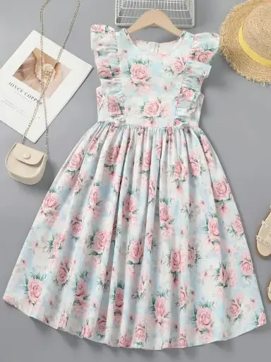 Miss & Chief  Girls Maxi/Full Length Party Dress